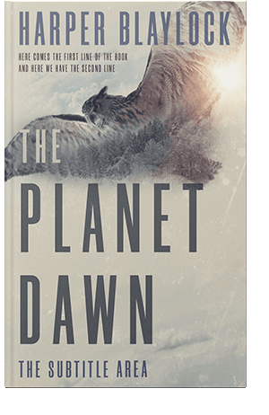 Pre Made Book Cover Swirl