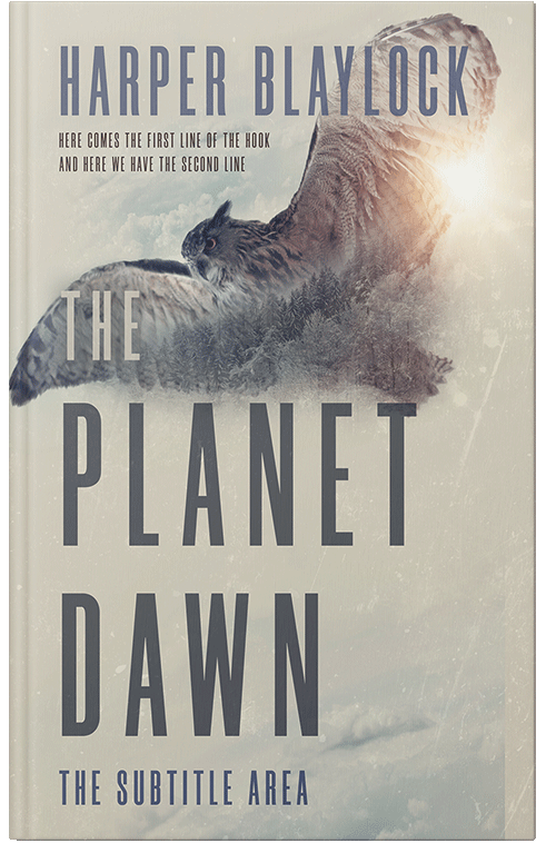 Front view of Premade Mystery & Thriller & Suspense Book Cover - Swirl