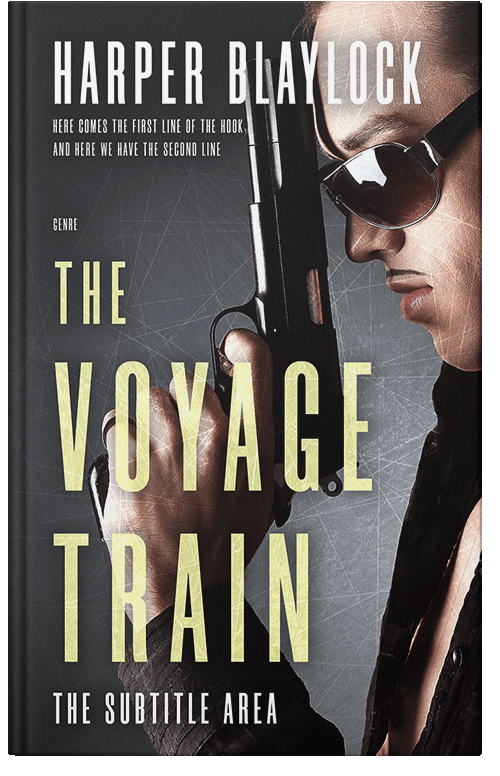 Front view of Premade Action & Adventure Book Cover - Thunder