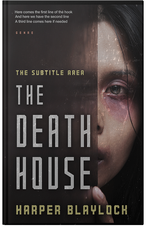 Front view of Premade Horror Book Cover - Zorba