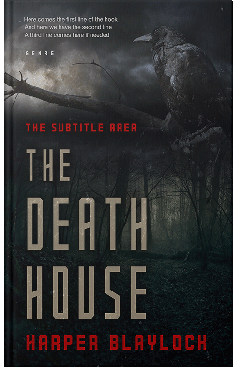 Front view of Premade Horror Book Cover - Bunker