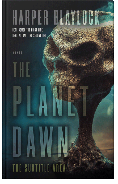 Front view of Premade Horror Book Cover - Bunker