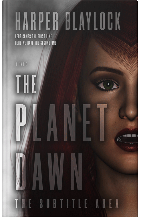 Front view of Premade Mystery & Thriller & Suspense Book Cover - Cocoa Brown