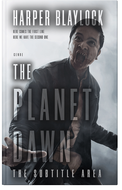 Front view of Premade Apocalyptica Book Cover - Mischka