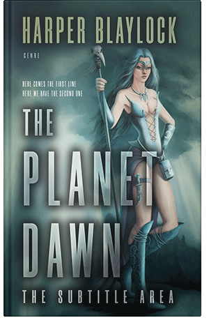 Premade Book Cover Outer Space