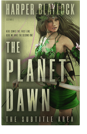 Pre Made Book Cover Woodland