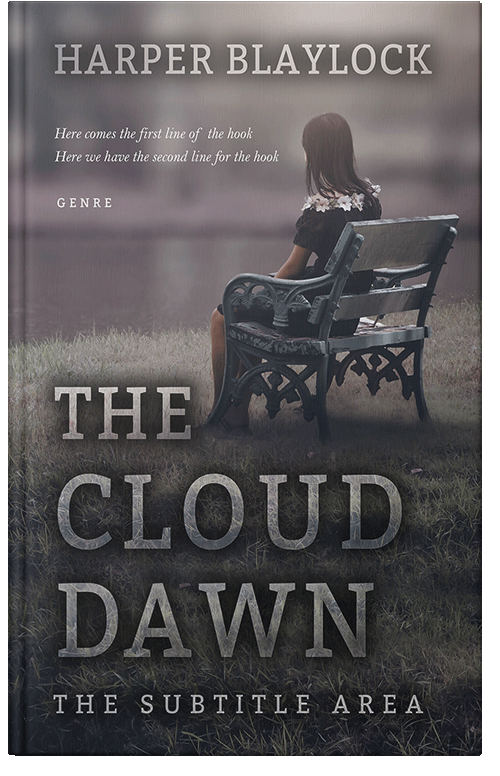 Front view of Premade Teen & Young Adult Book Cover - Ship Gray