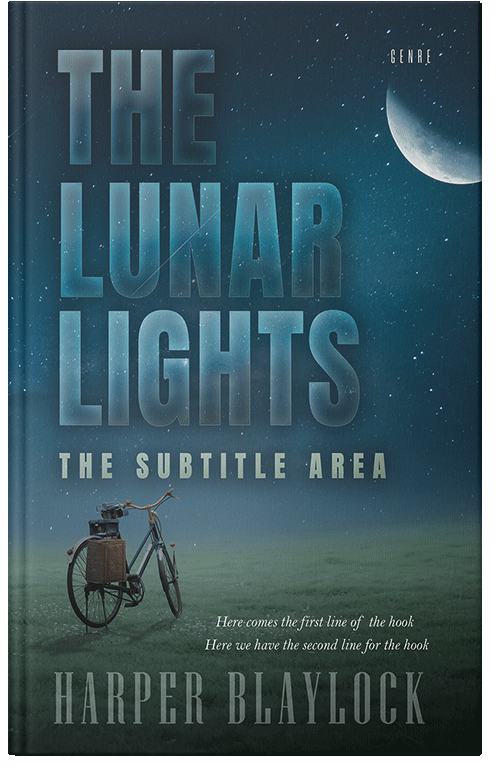 Front view of Premade Teen & Young Adult Book Cover - Blue Dianne