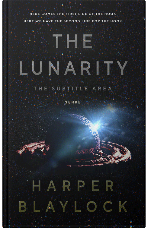 Front view of Premade Science Fiction Book Cover - Cinder