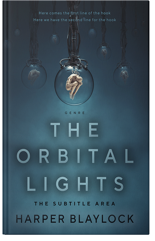 Front view of Premade Science Fiction Book Cover - San Juan