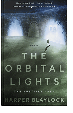 Pre Made Book Cover Outer Space