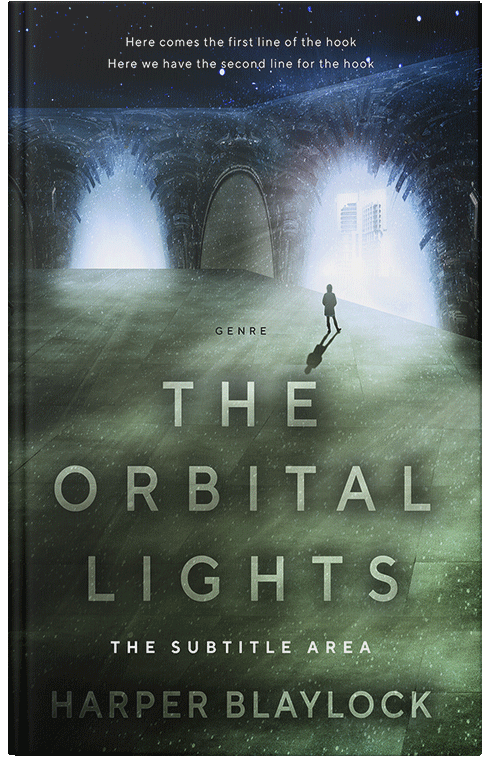 Front view of Premade Science Fiction Book Cover - Outer Space