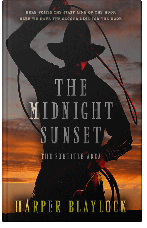 Front view of Premade Action & Adventure Book Cover - Copper