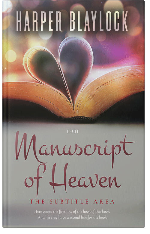 Front view of Premade Religion & Spirituality Book Cover - Silk