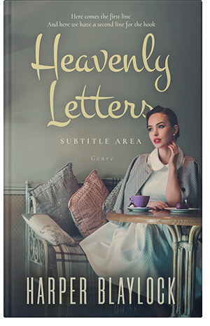 Premade Book Cover Limed Ash