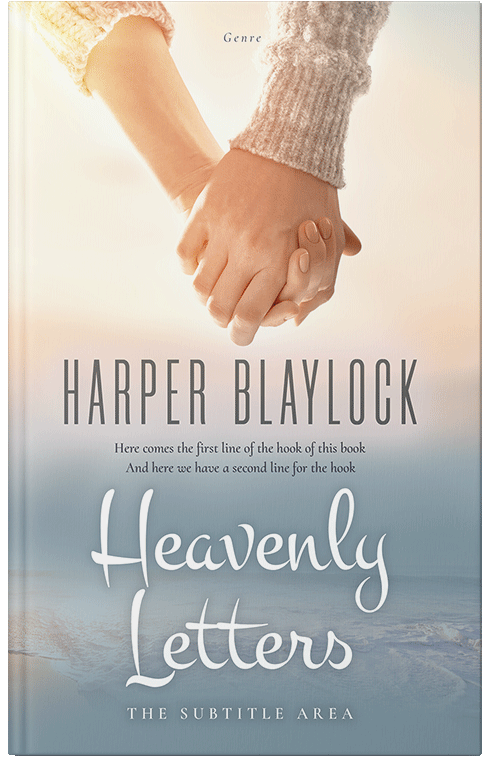 Front view of Premade Romance Book Cover - Celeste