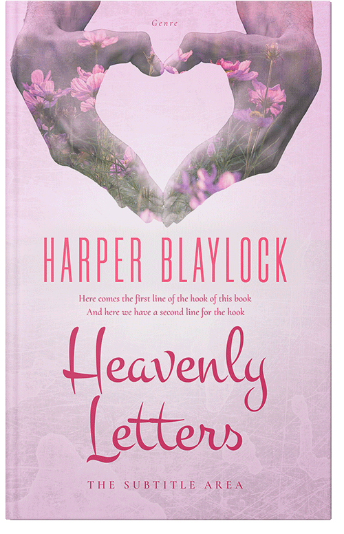 Front view of Premade Romance Book Cover - Amour