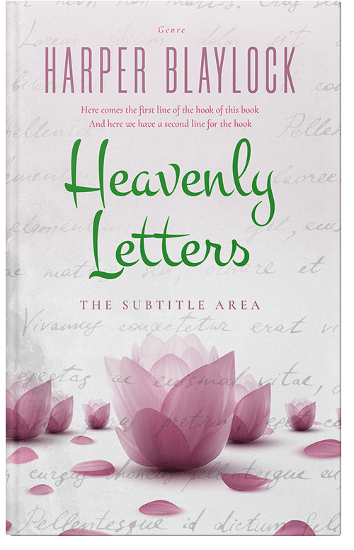 Front view of Premade Poetry Book Cover - Lola