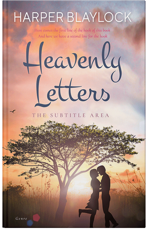 Front view of Premade Romance Book Cover - Tan