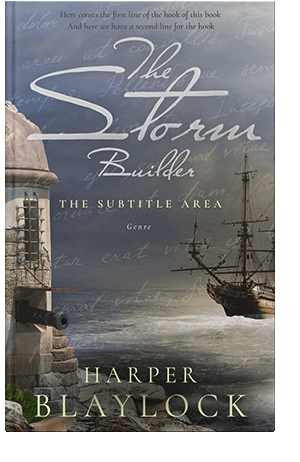 Pre Made Book Cover Mid Gray