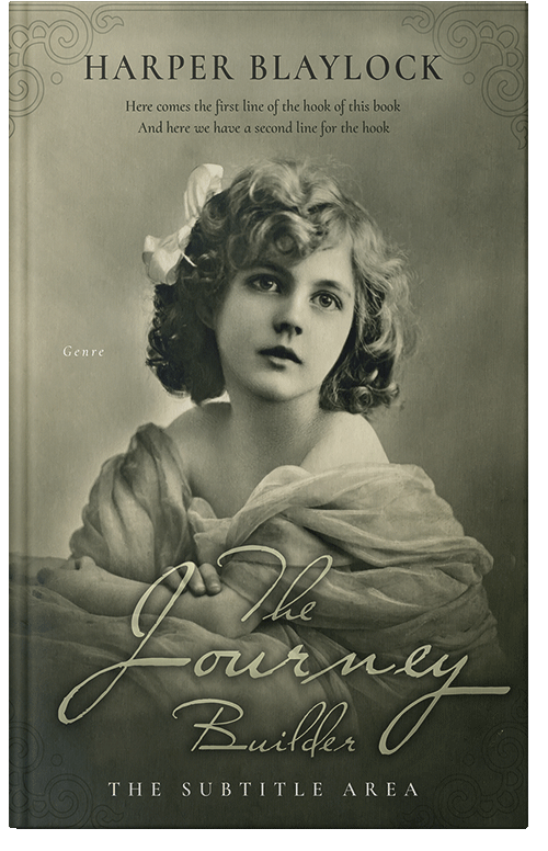 Front view of Premade Historical Book Cover - Flax Smoke