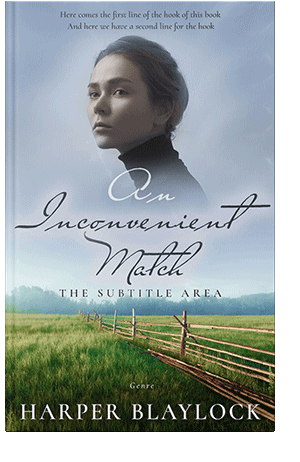 Pre Made Book Cover Heather