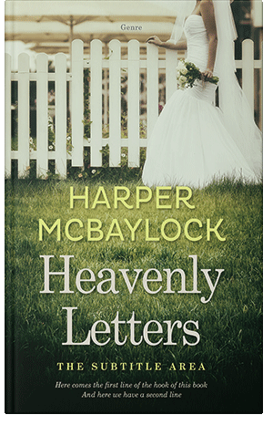 Premade Book Cover Thistle Green