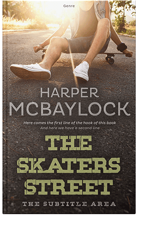 Pre Made Book Cover Taupe