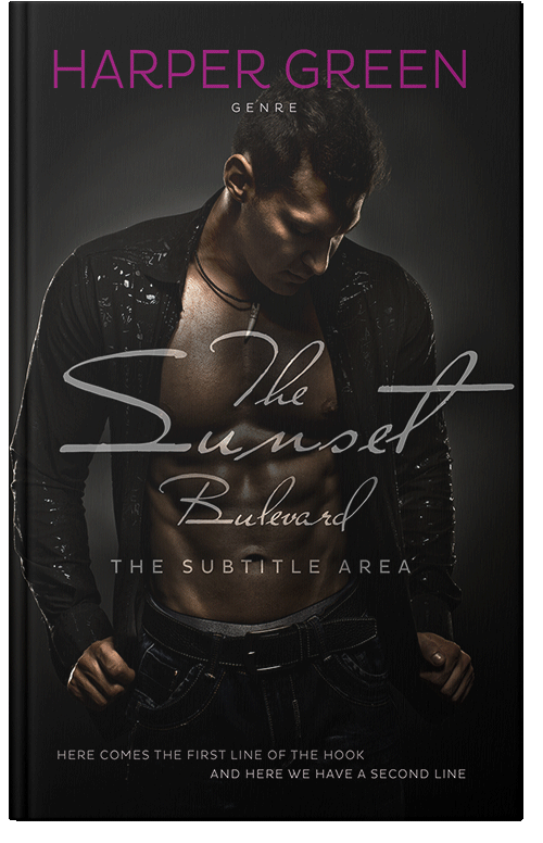 Front view of Premade Erotica Book Cover - Zeus