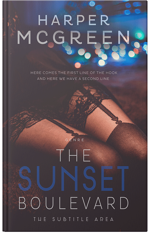 Front view of Premade Erotica Book Cover - Ship Gray