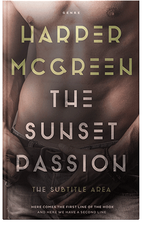 Pre Made Book Cover Woody Brown