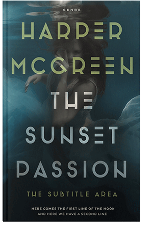 Pre Made Book Cover Timber Green