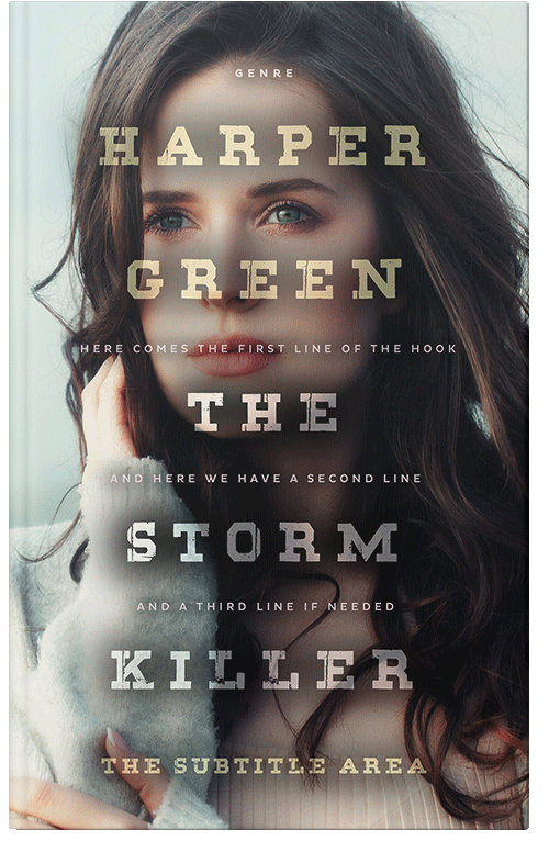 Front view of Premade Mystery & Thriller & Suspense Book Cover - Mirage