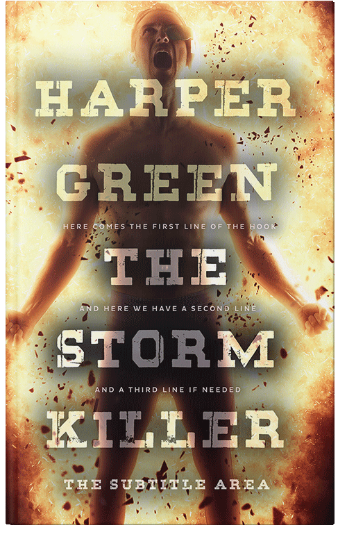 Front view of Premade Mystery & Thriller & Suspense Book Cover - Indian Khaki