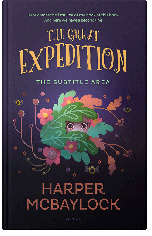 Front view of Premade Fantasy Book Cover - Revolver