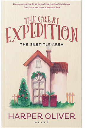 Pre Made Book Cover Albescent White