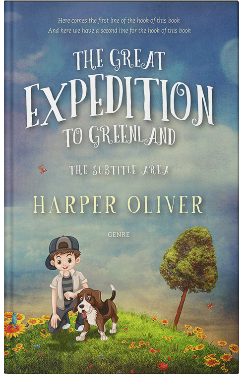 Front view of Premade Nature Book Cover - Mantle