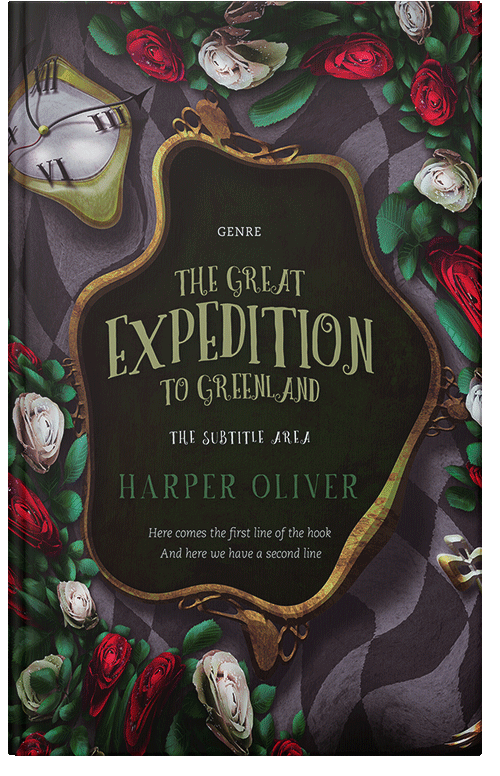 Front view of Premade Fantasy Book Cover - Zeus