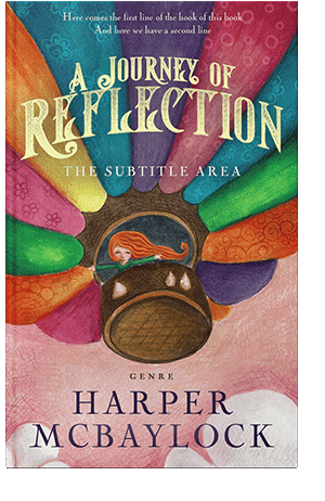 Pre Made Book Cover Blue Dianne