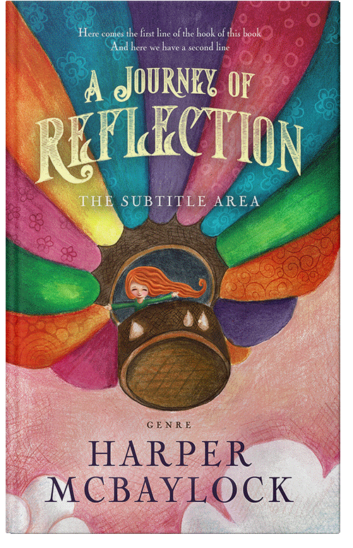 Front view of Premade Fantasy Book Cover - Blue Dianne