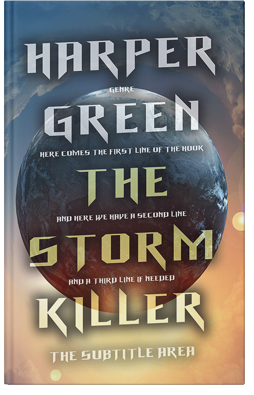 Front view of Premade Science Fiction Book Cover - Akaroa