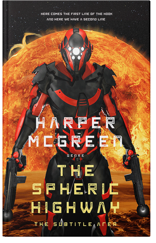 Front view of Premade Science Fiction Book Cover - Eclipse