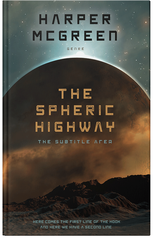 Front view of Premade Science Fiction Book Cover - Zeus