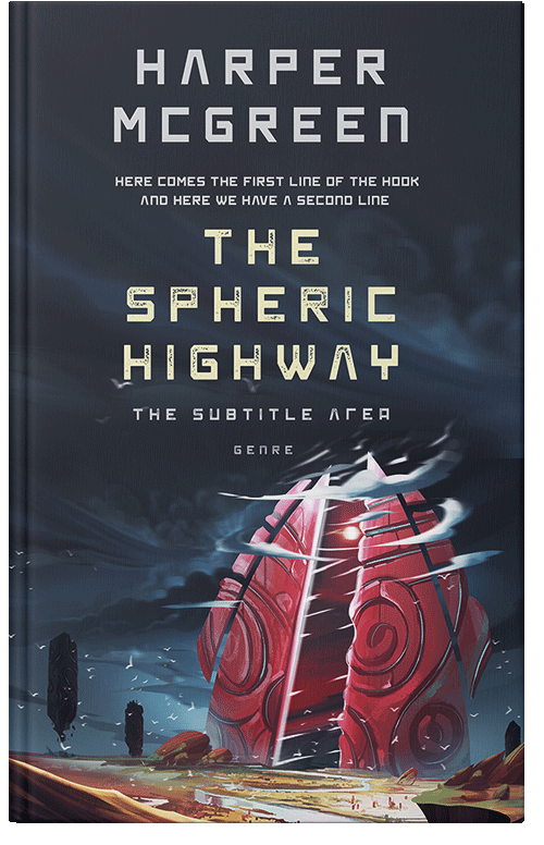 Front view of Premade Science Fiction Book Cover - Charade