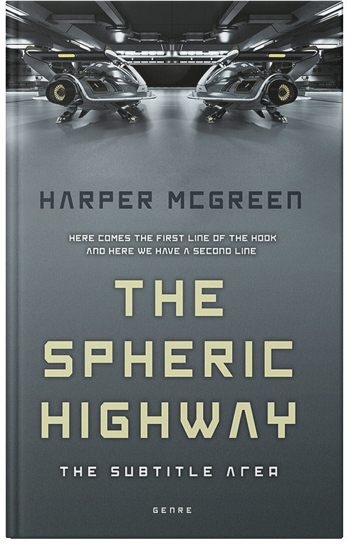 Front view of Premade Science Fiction Book Cover - Nevada