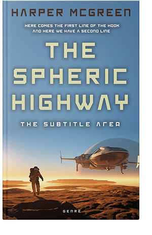 Pre Made Book Cover Hippie Blue