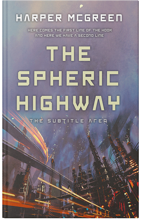 Front view of Premade Science Fiction Book Cover - Topaz