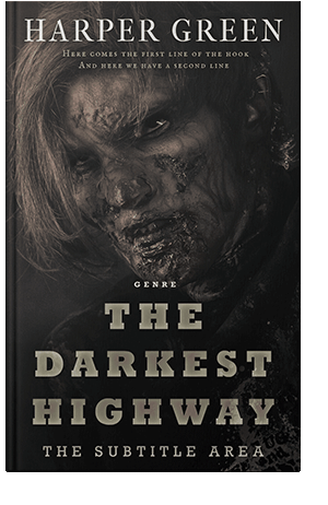 Pre Made Book Cover Cod Gray