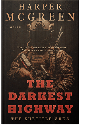 Pre Made Book Cover Asphalt