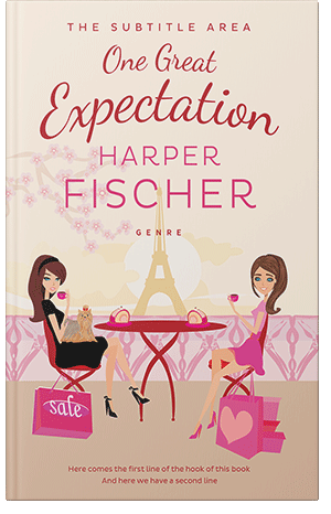 Premade Book Cover Almond